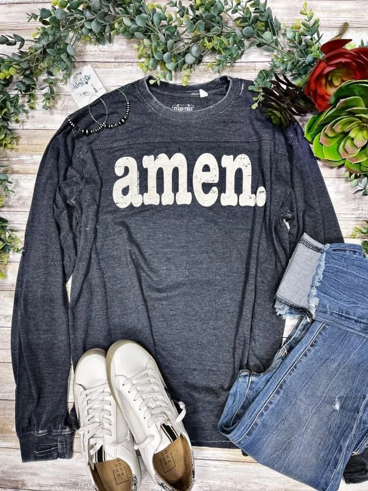 Amen long sleeve pullover