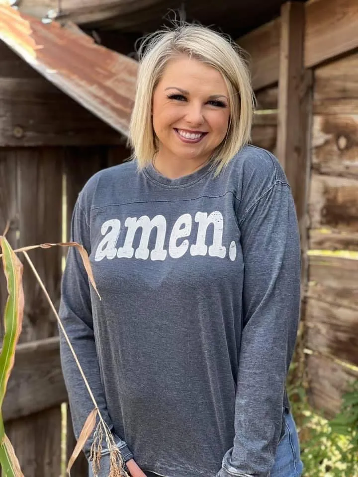 Amen long sleeve pullover