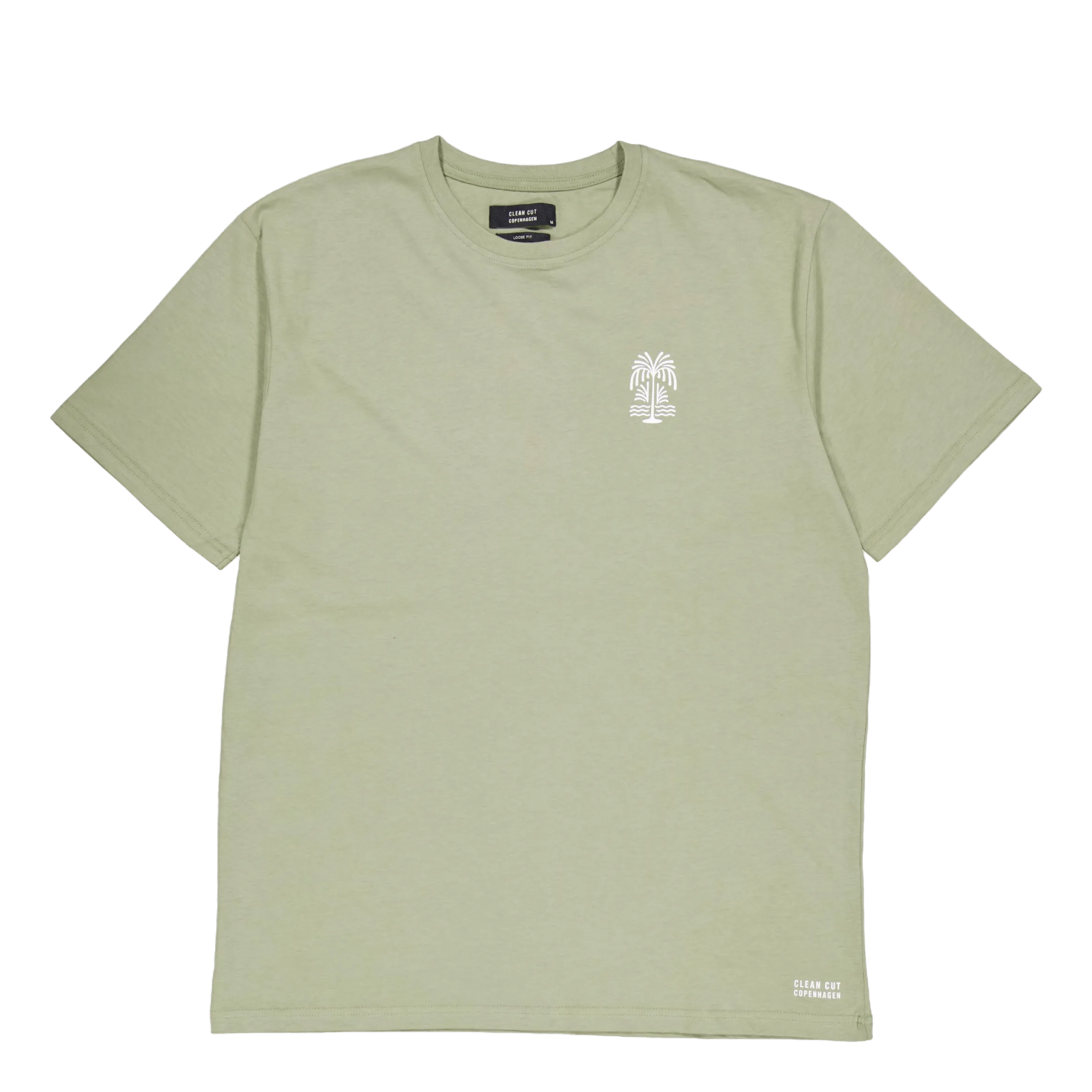 Augustus Organic Tee Dusty Green