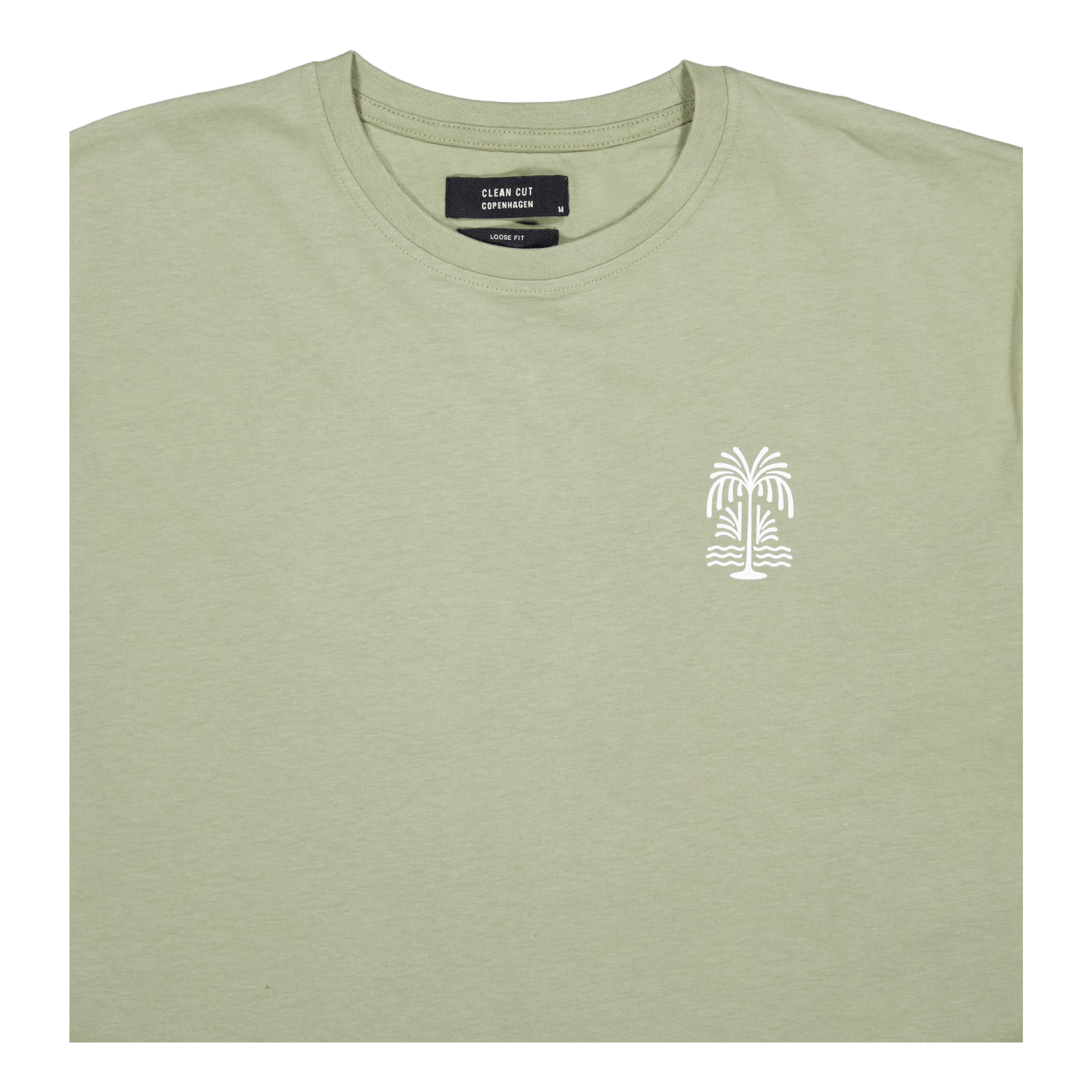 Augustus Organic Tee Dusty Green