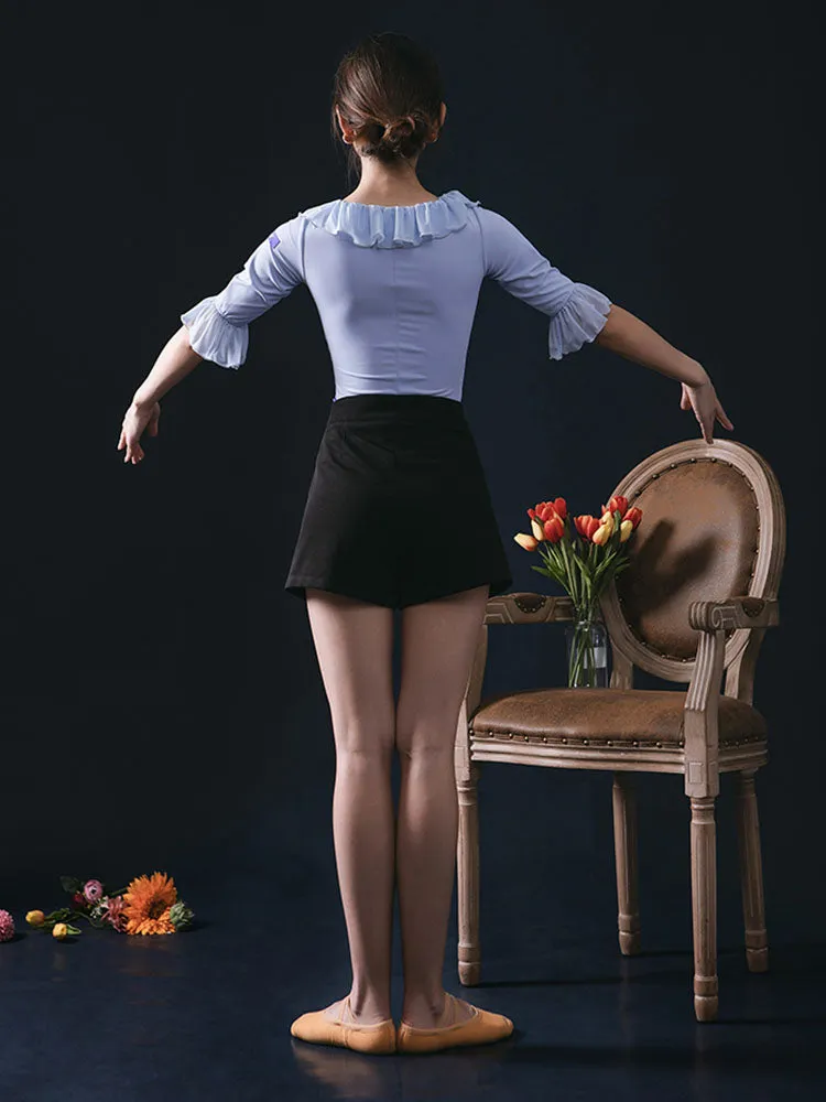 Ballet Practice Black Shorts Dance Basic Training Bottoms