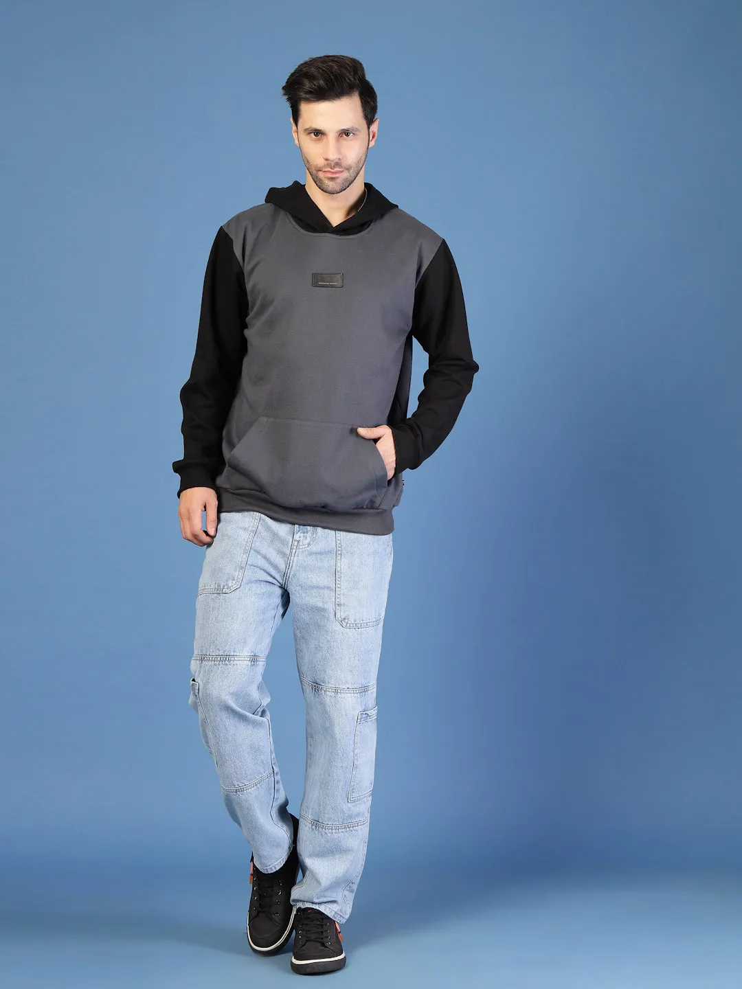 Bold Colorblocked Oversized Hoodie