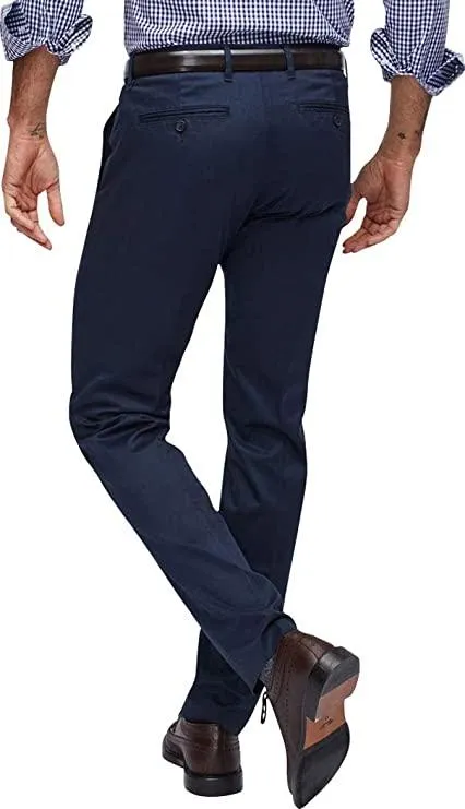 Bonobos Men's Monday Blue 40W x 32L Slim Stretch Weekday Warrior Pants