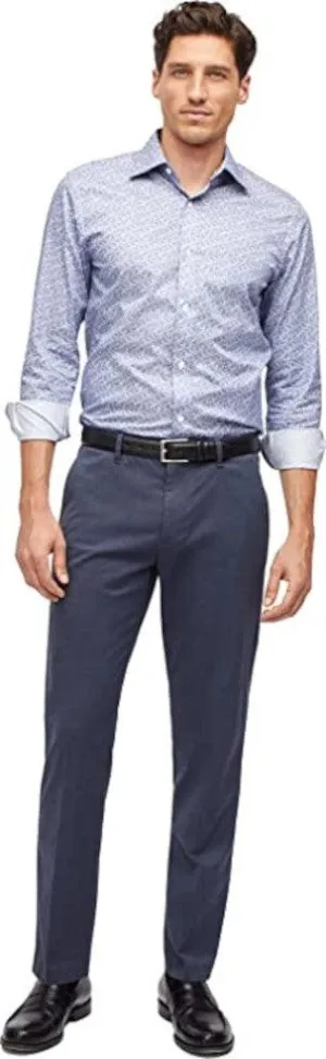 Bonobos Men's Monday Steel Blue 36W x 32L Slim Stretch Weekday Warrior Pants