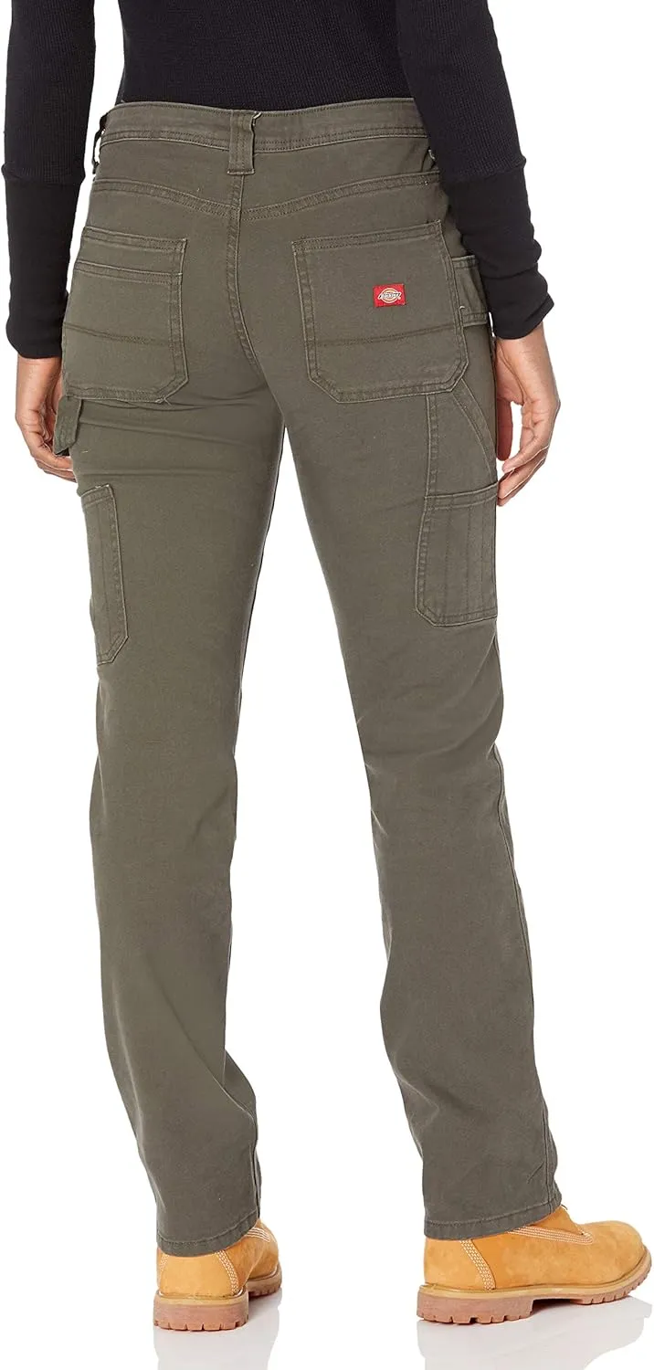 Dickies Women's Relaxed Straight Carpenter Duck Pant