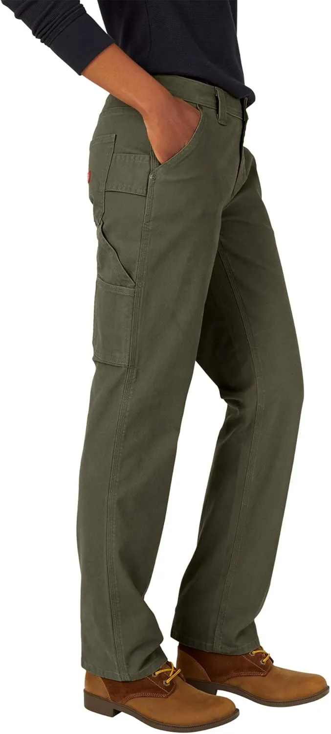 Dickies Women's Relaxed Straight Carpenter Duck Pant