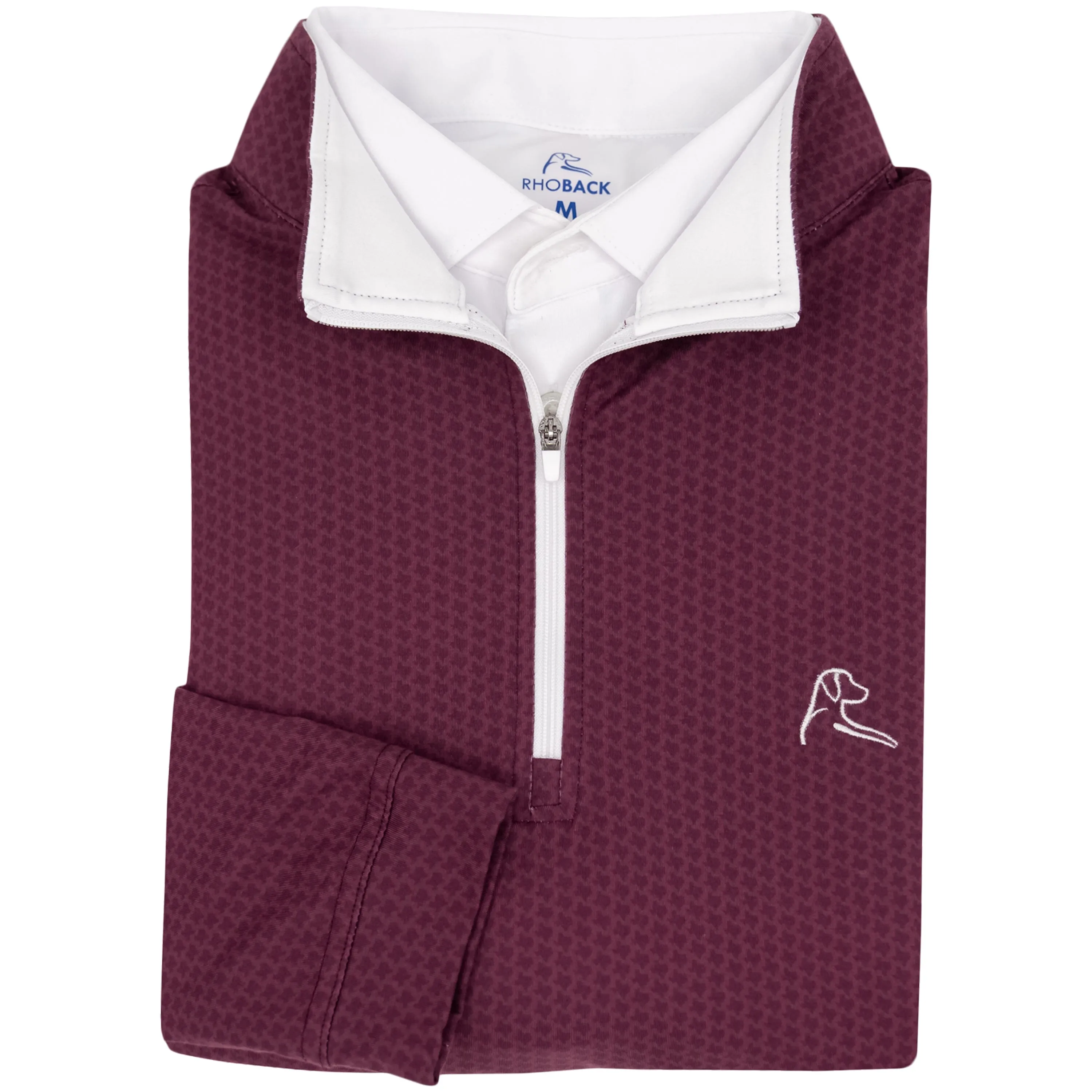 Don't Mess Performance Q-Zip | The Don't Mess - Maroon/Burgundy