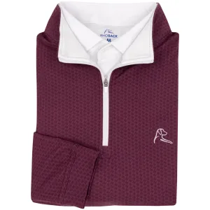 Don't Mess Performance Q-Zip | The Don't Mess - Maroon/Burgundy