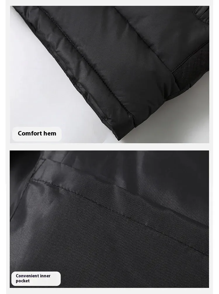 Fashion Trendy Men Cotton Vest Wholesale Winter Menswear New Disassembly Cap Men Cotton Waistcoat Outer Wear Vest Men