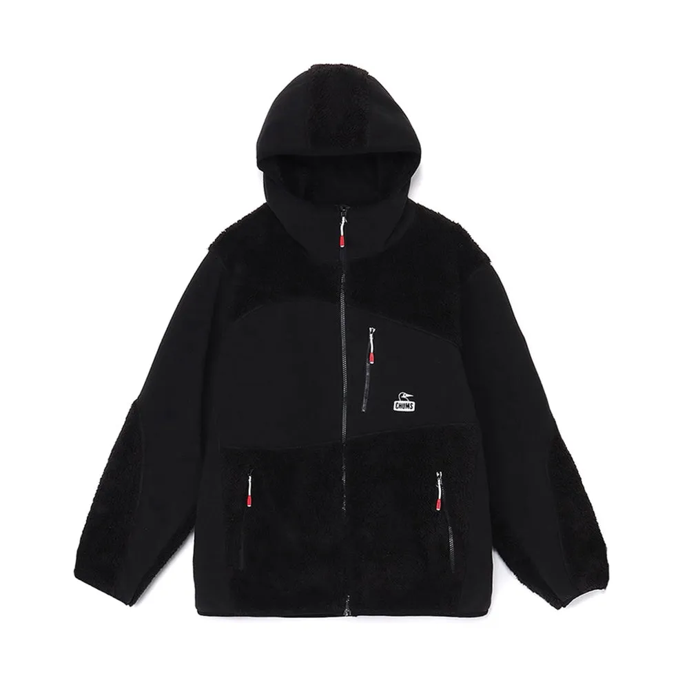 【FW24 秋冬・新品】Chums Men's Bonding Fleece Panel Parka CH04-1419 FW24 長袖抓毛有帽 外套 男裝 M'S