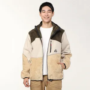 【FW24 秋冬・新品】Chums Men's Bonding Fleece Panel Parka CH04-1419 FW24 長袖抓毛有帽 外套 男裝 M'S