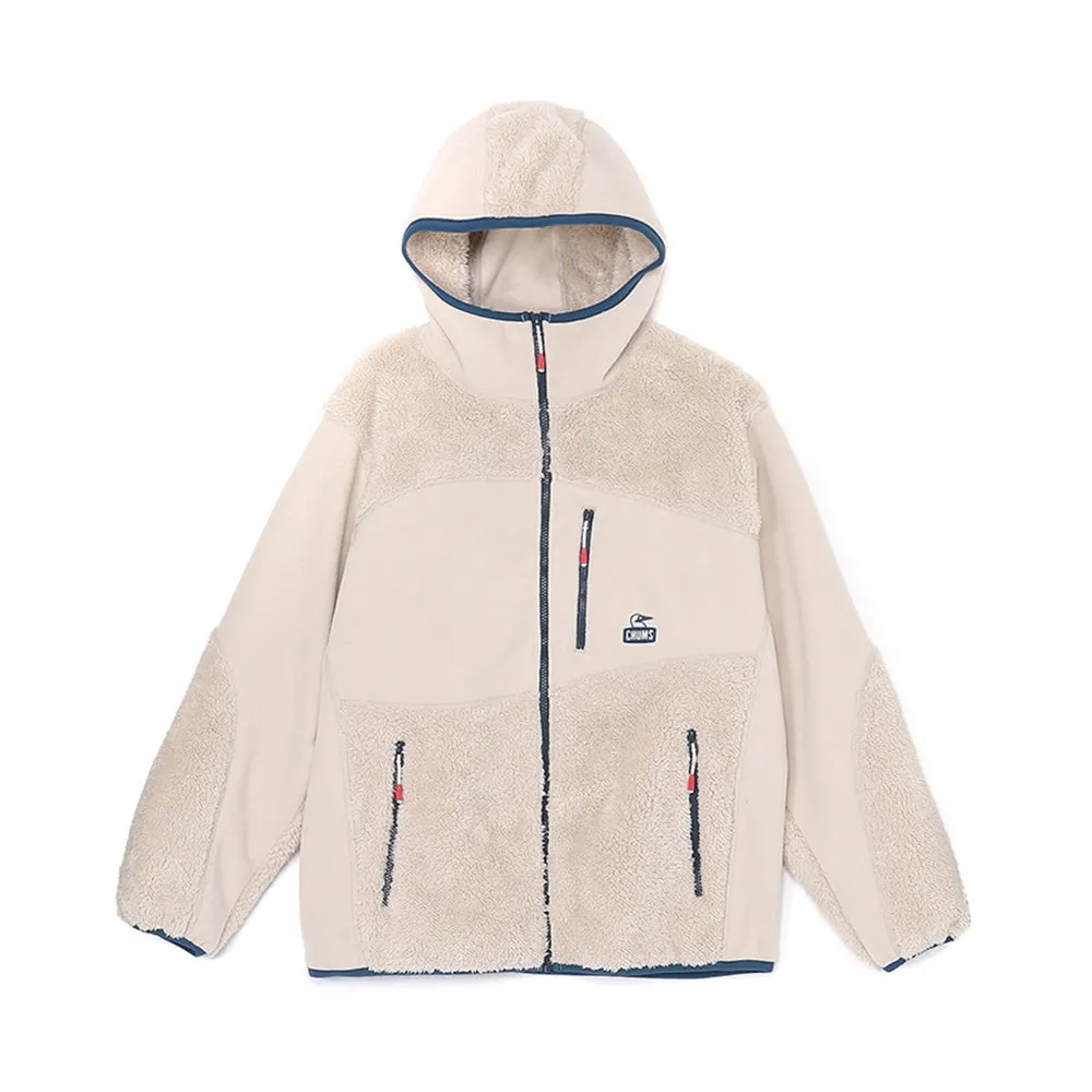 【FW24 秋冬・新品】Chums Men's Bonding Fleece Panel Parka CH04-1419 FW24 長袖抓毛有帽 外套 男裝 M'S