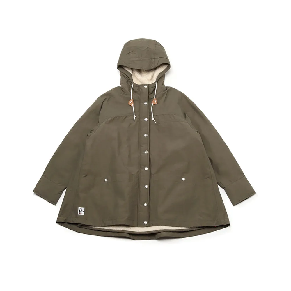 【FW24 秋冬・新品】Chums Women's Camping BOA Parka CH18-1312 FW24 長袖有帽抓毛外套 女裝 W'S