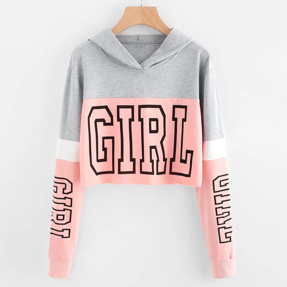 Girl Top Hoodies Sweatshirt