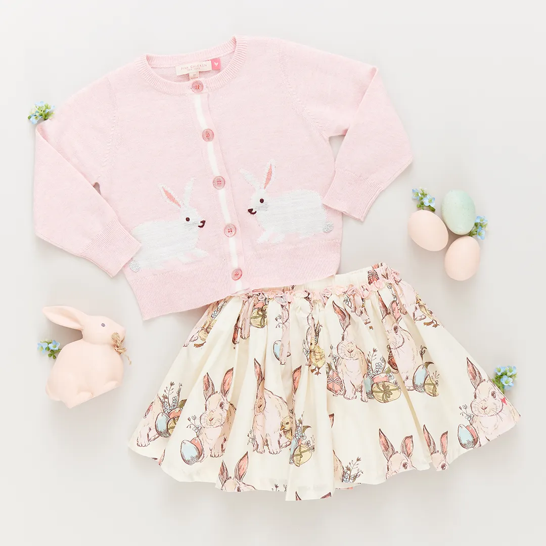 Girls Gianna Skirt - Bunny Friends