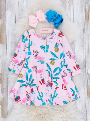 Happy Holidays Swing Dress