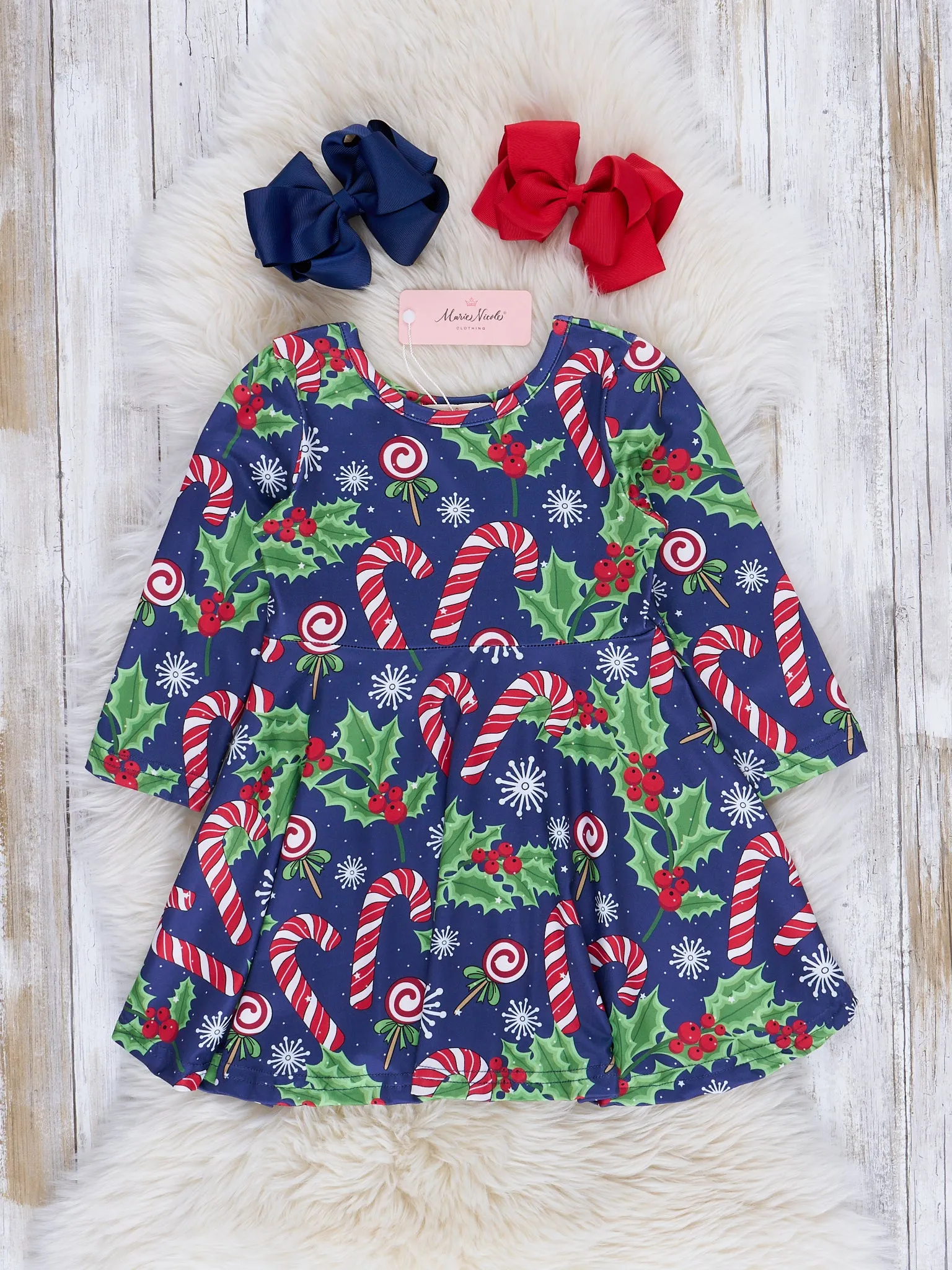 Happy Holidays Swing Dress
