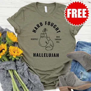 Hard Fought Tee - Heather Olive