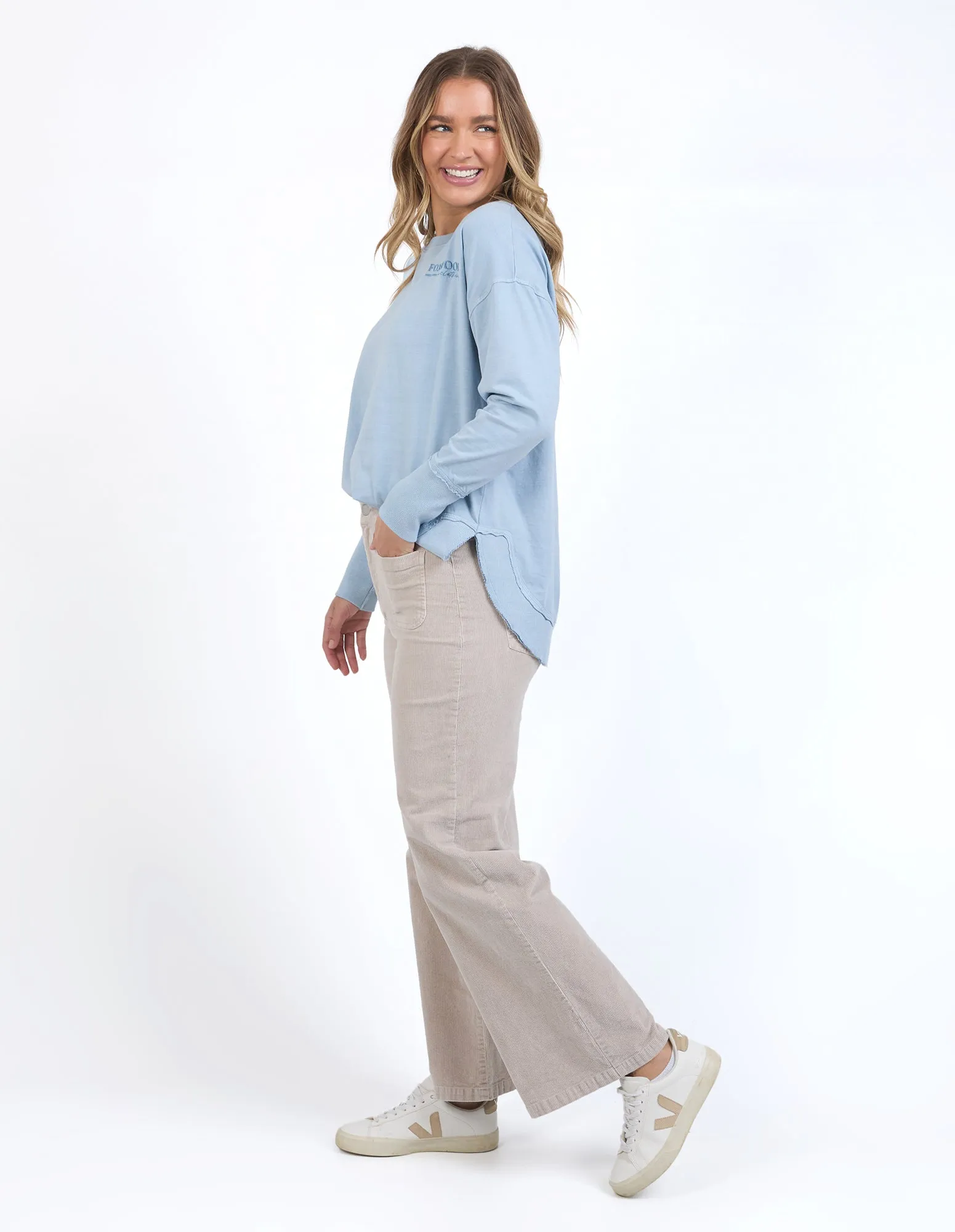 Henrietta Cord Pant - Mushroom