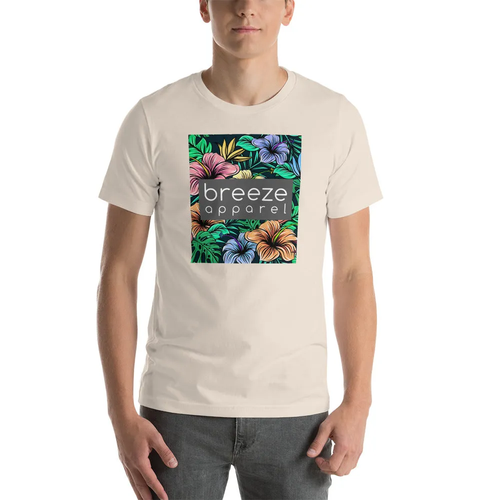 'Hibiscus' unisex short-sleeved shirt