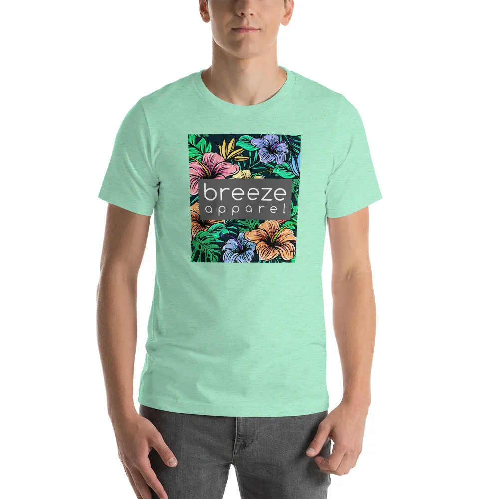 'Hibiscus' unisex short-sleeved shirt