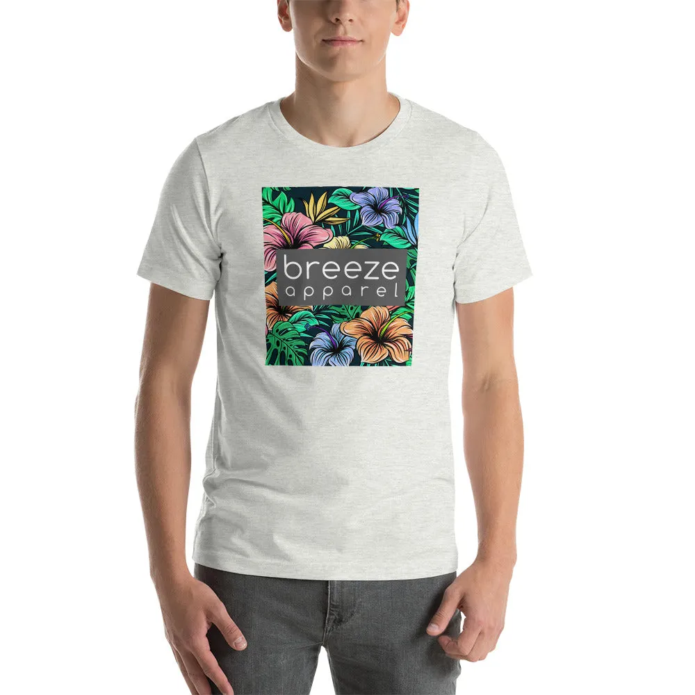 'Hibiscus' unisex short-sleeved shirt
