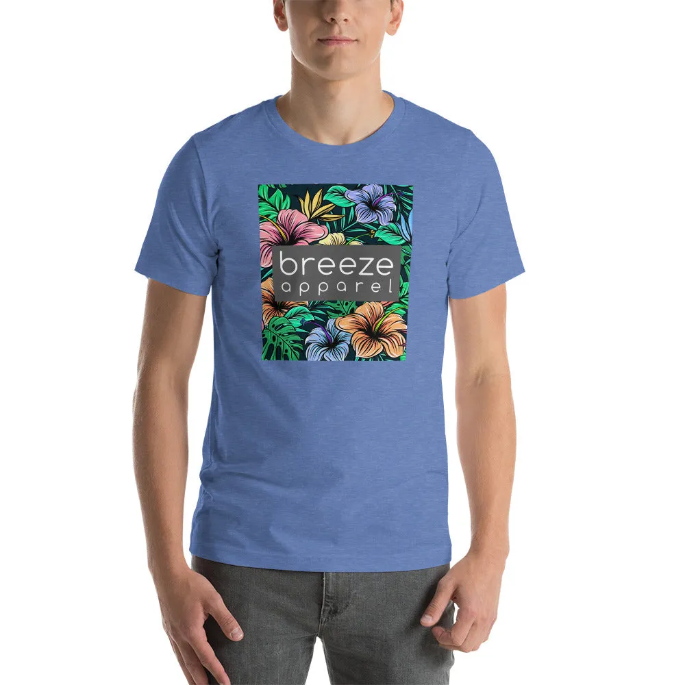 'Hibiscus' unisex short-sleeved shirt