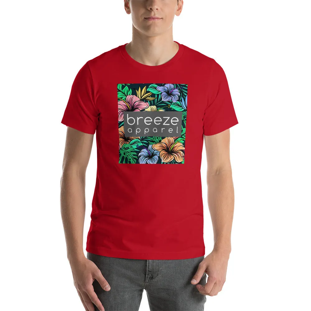 'Hibiscus' unisex short-sleeved shirt