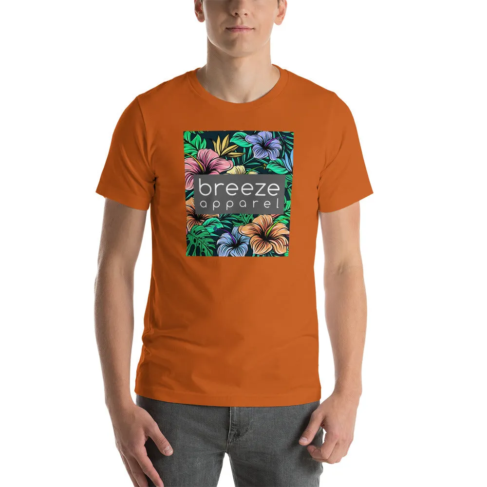 'Hibiscus' unisex short-sleeved shirt