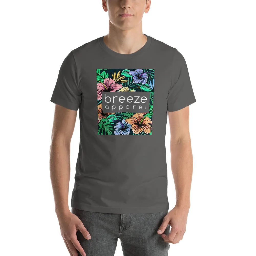 'Hibiscus' unisex short-sleeved shirt
