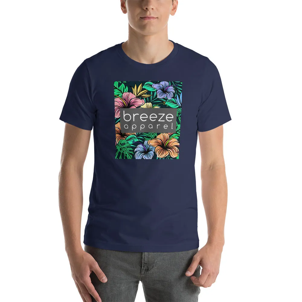 'Hibiscus' unisex short-sleeved shirt
