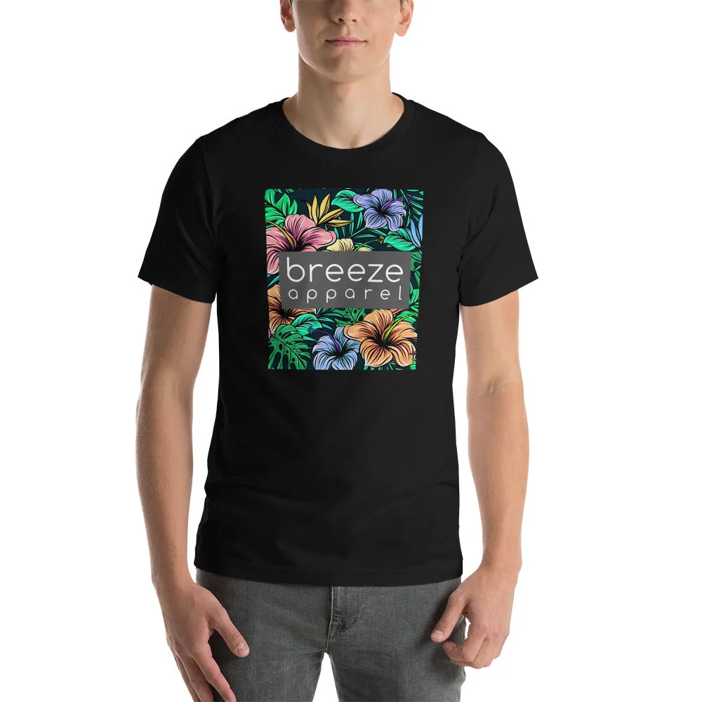 'Hibiscus' unisex short-sleeved shirt