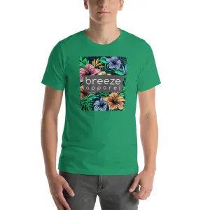 'Hibiscus' unisex short-sleeved shirt