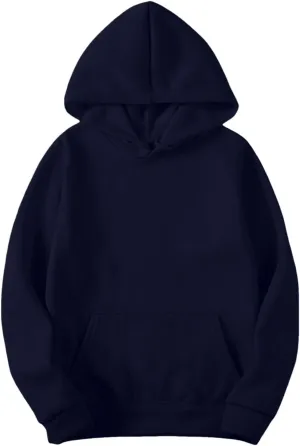 Hoodies For Women Plus Size Long Sleeve Drop Shoulder Casual Sweatshirt Solid Color Drawstring Fashion Sweatshirts