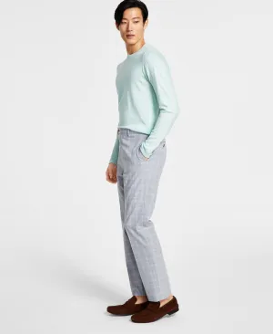 Lauren Ralph Lauren Mens Classic fit Dress Pants 42 / 32 Light Grey Plaid