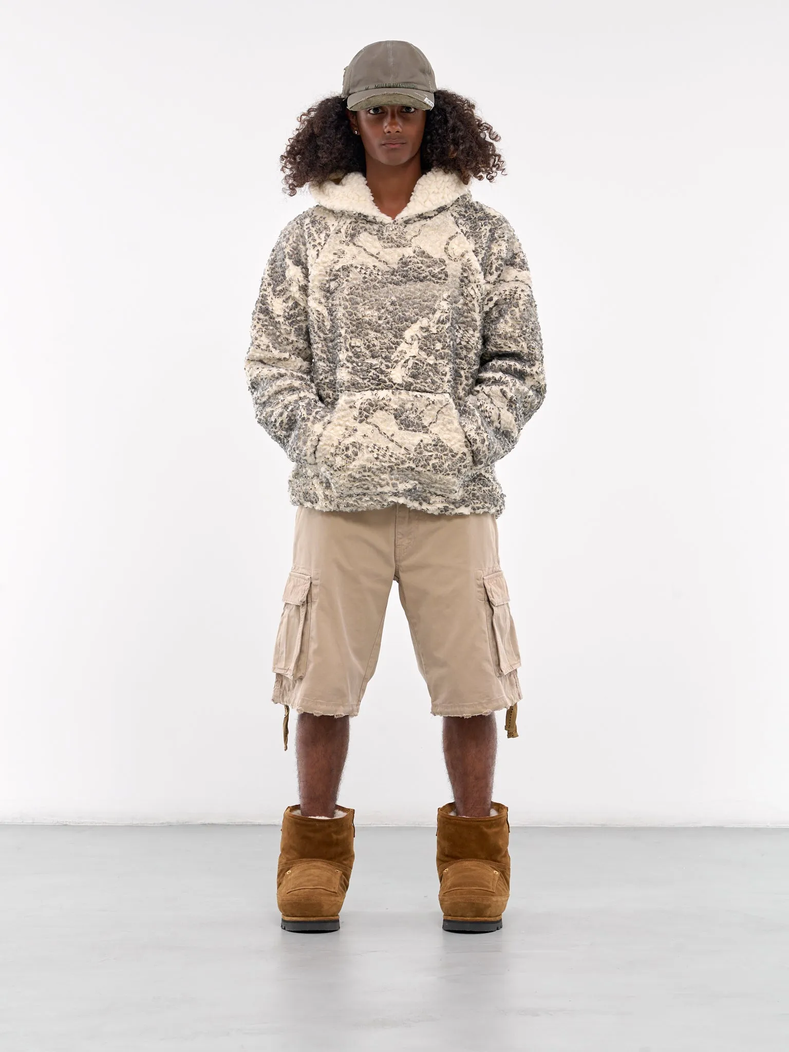 Motocross Fleece Knit Hoodie (09J002-MOTOCROSS-PRINT)
