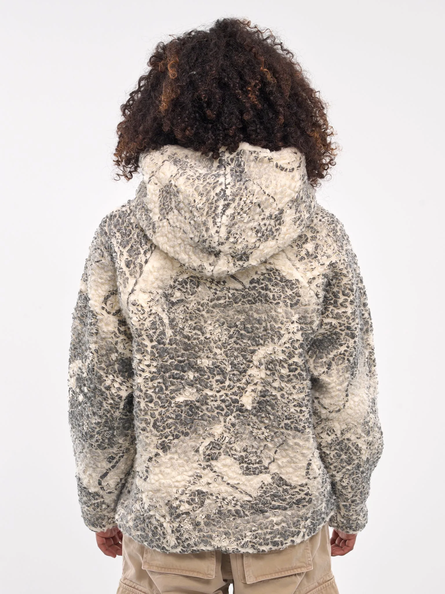 Motocross Fleece Knit Hoodie (09J002-MOTOCROSS-PRINT)