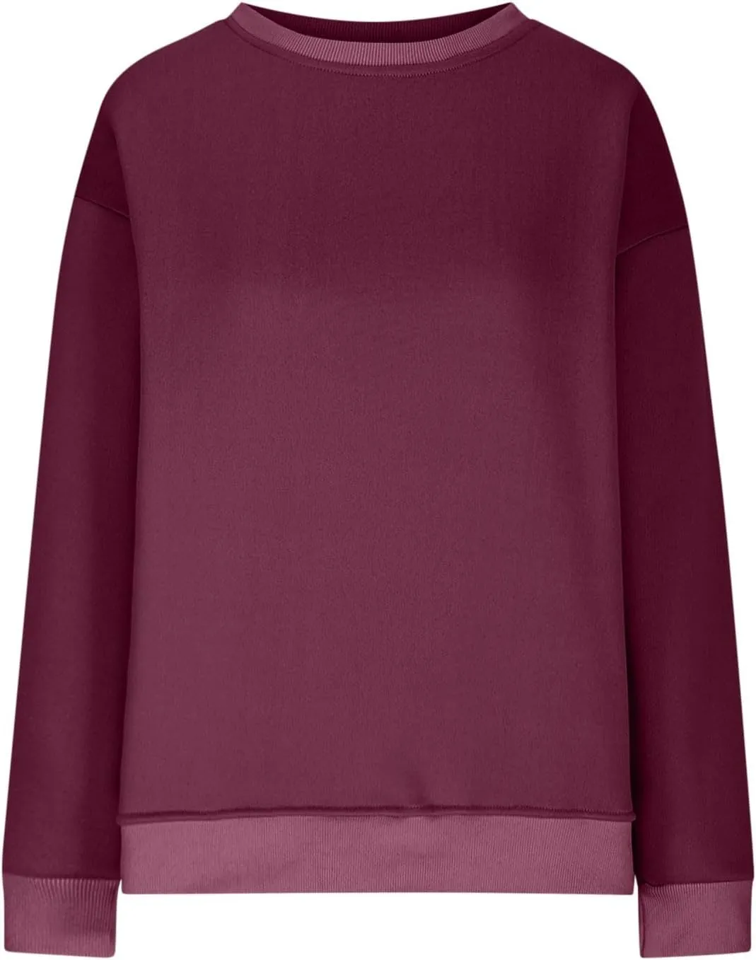 Oversized Sweatshirt for Women Long Sleeve Crewneck Hoodies 2024 Preppy Pullover Top Trendy Fall Outfits