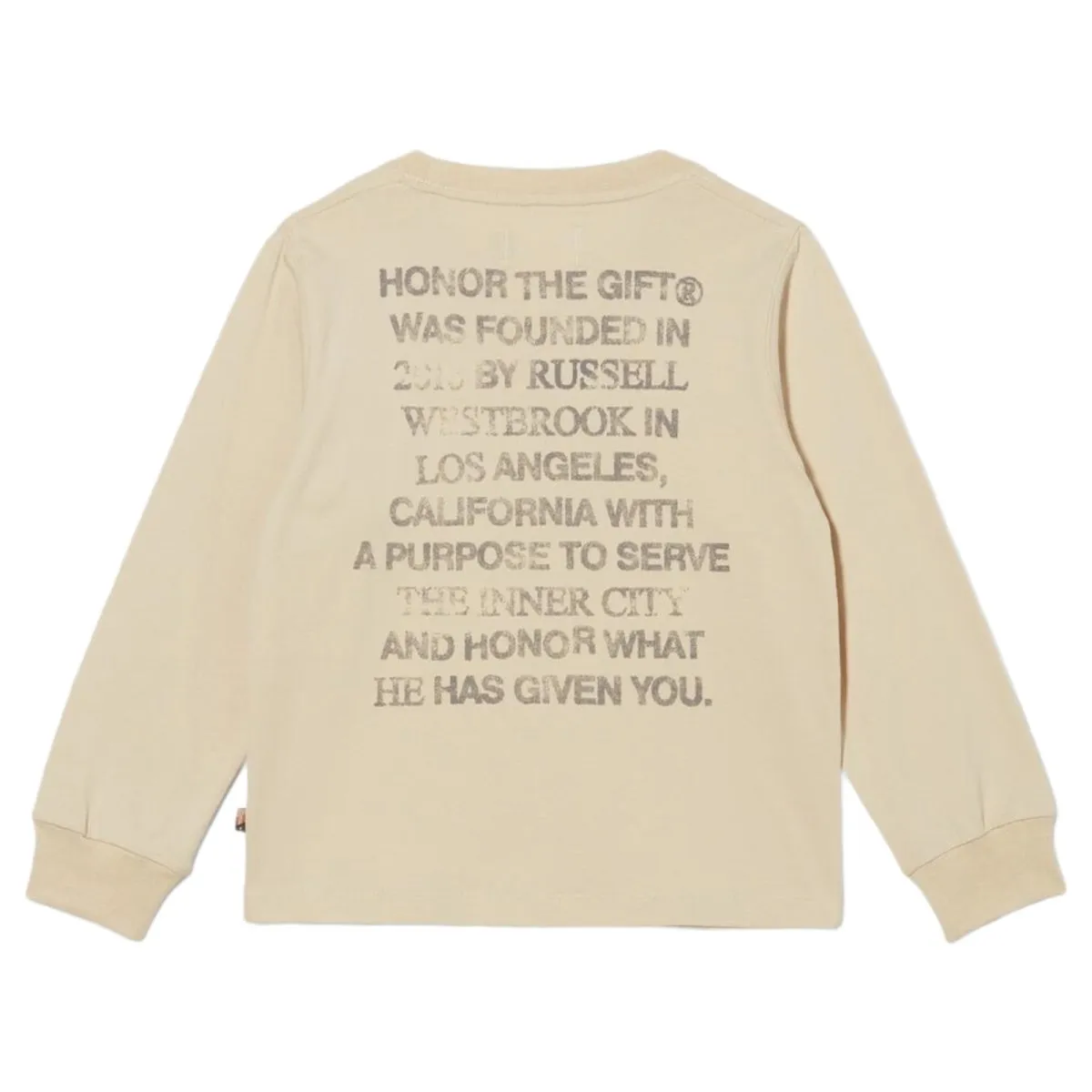 PEACE SIGN LONG SLEEVE TSHIRT