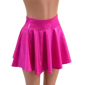 Pink Holographic Rave Skirt