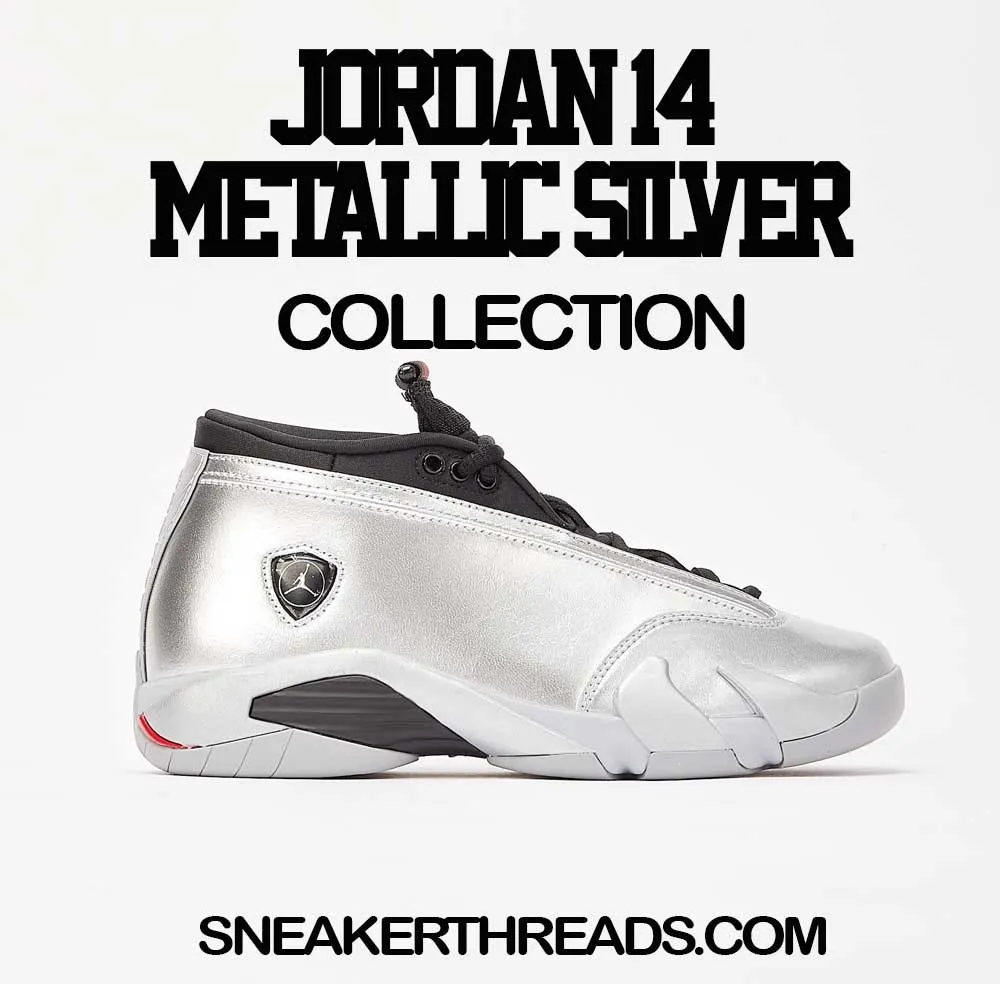 Retro 14 Metallic Silver Clean Pair Shirt