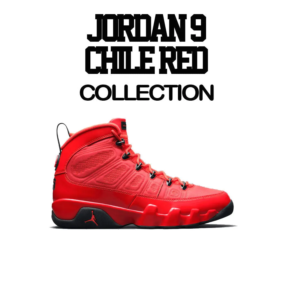 Retro 9 Chile Red Clean Pair Shirt