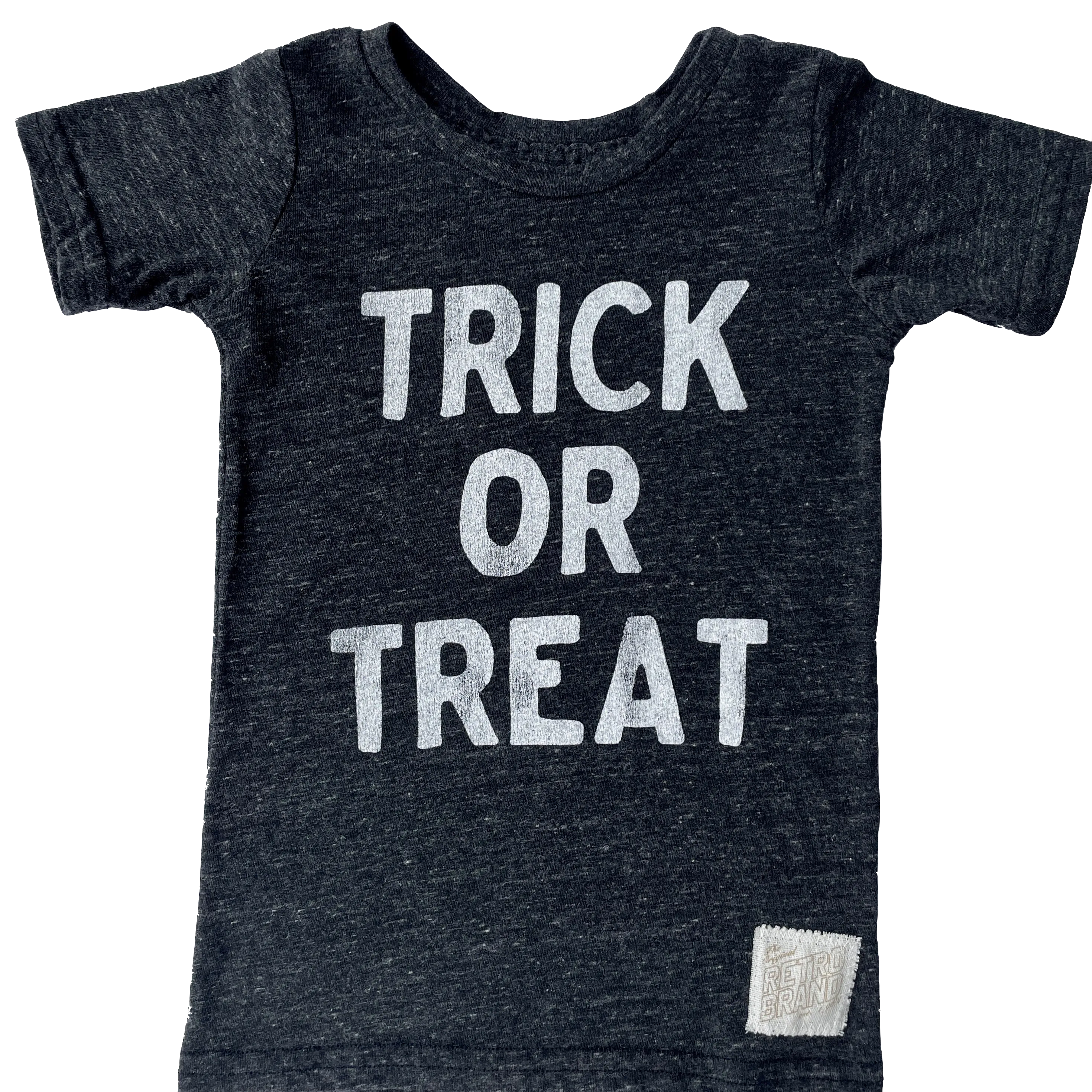 Retro Brand - Trick or Treat Tee in Charcoal