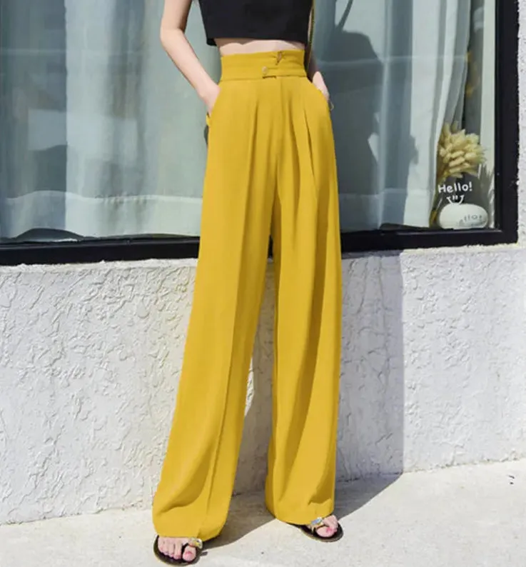 🔥Summer Sale 49% Off💝Women's Casual Wide-Leg Trousers💞💞