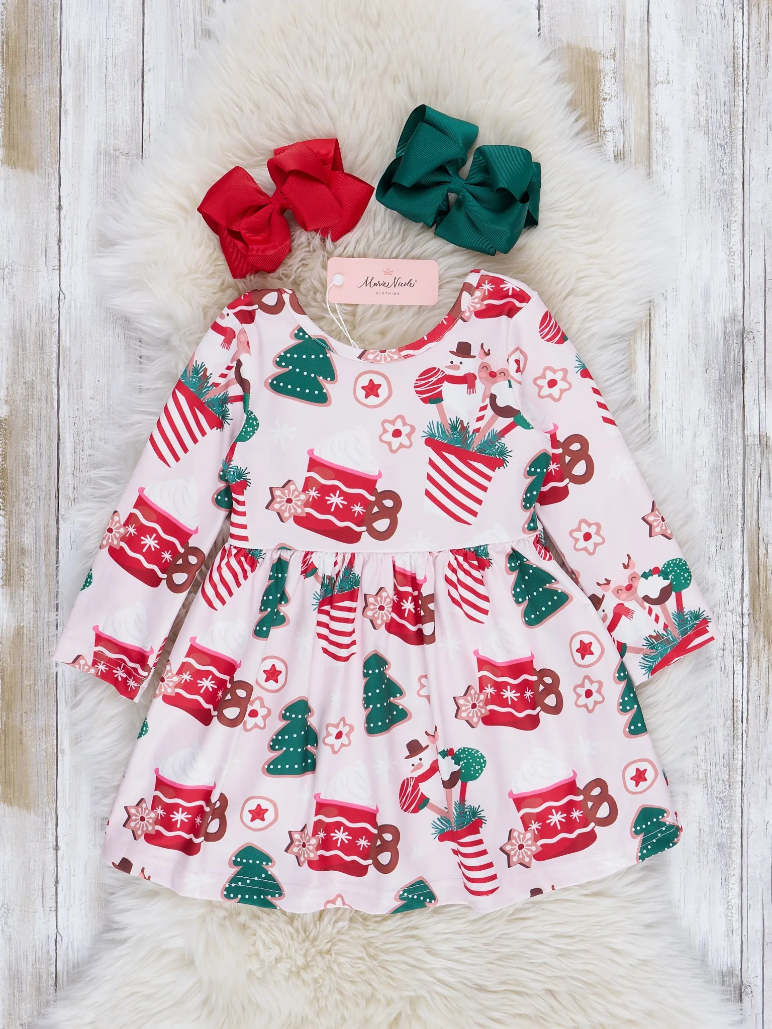 Sweet Holiday Treats Swing Dress