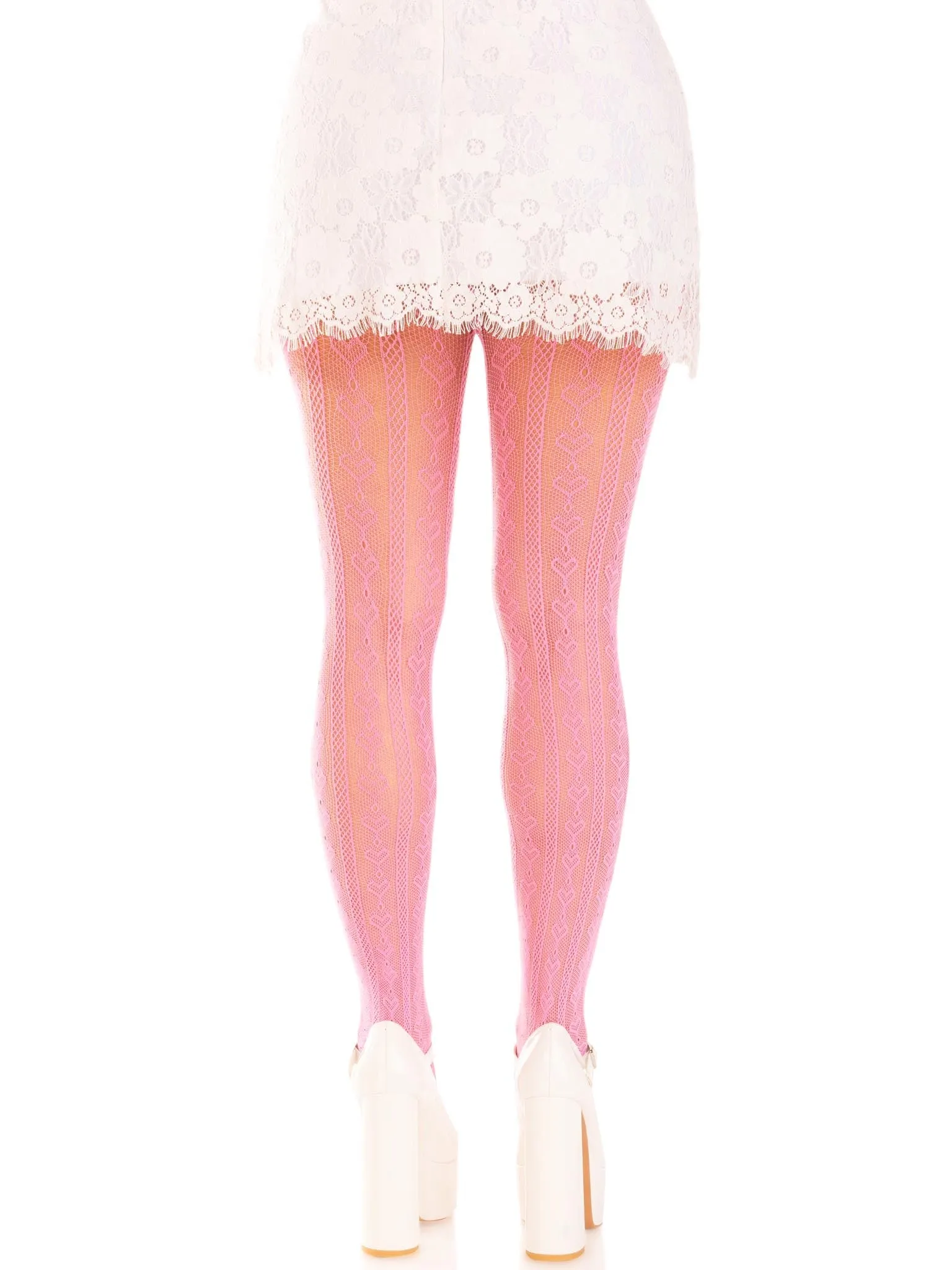 Sweetheart Striped Tights