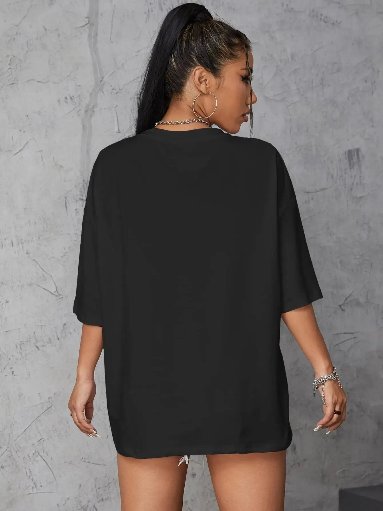 SXV  'Mama’ Printed Cool Aesthetic Oversized T-shirt