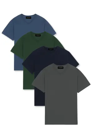 The V-Neck Tee  - Colors / 4 Pack