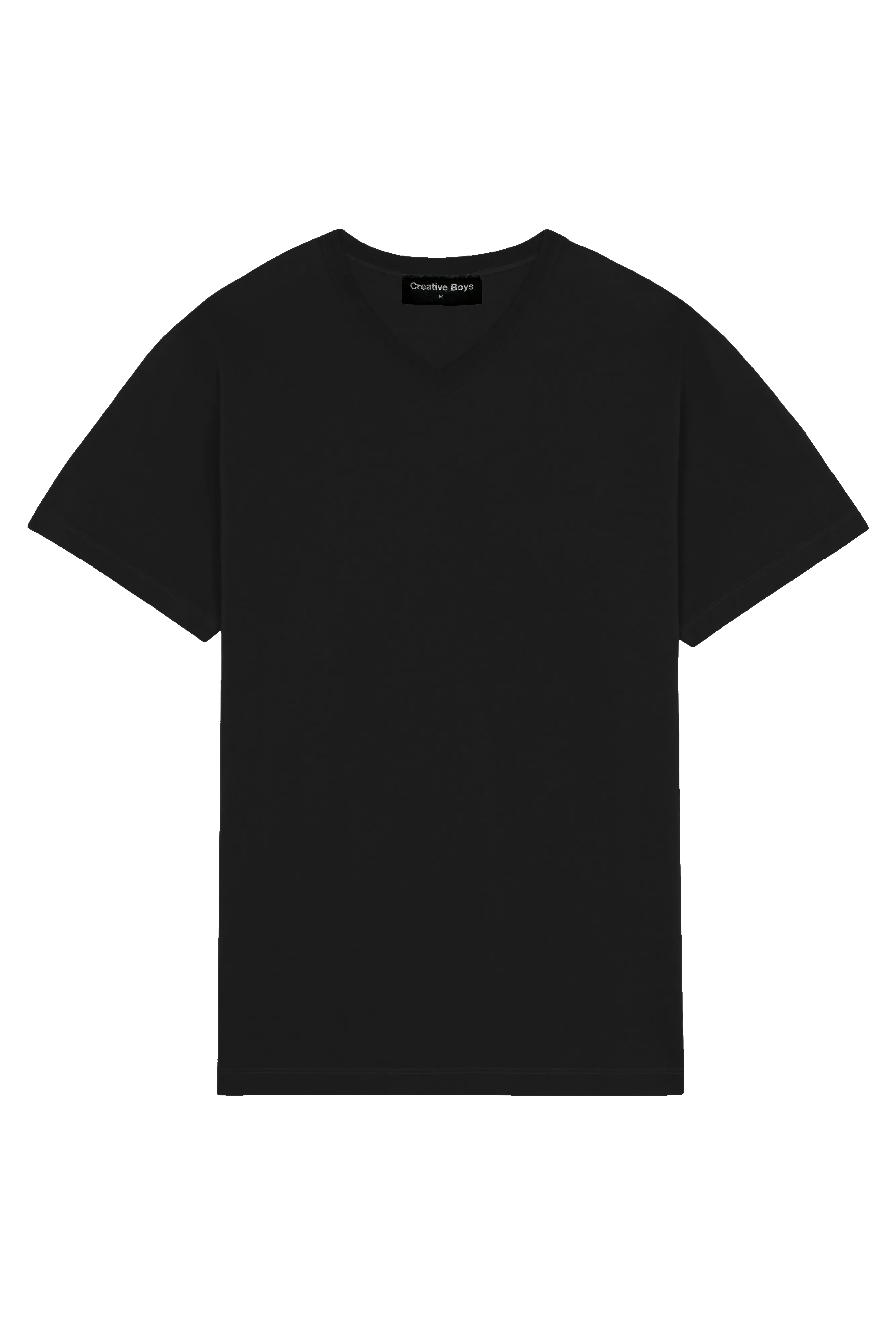The V-Neck Tee - Onyx Black