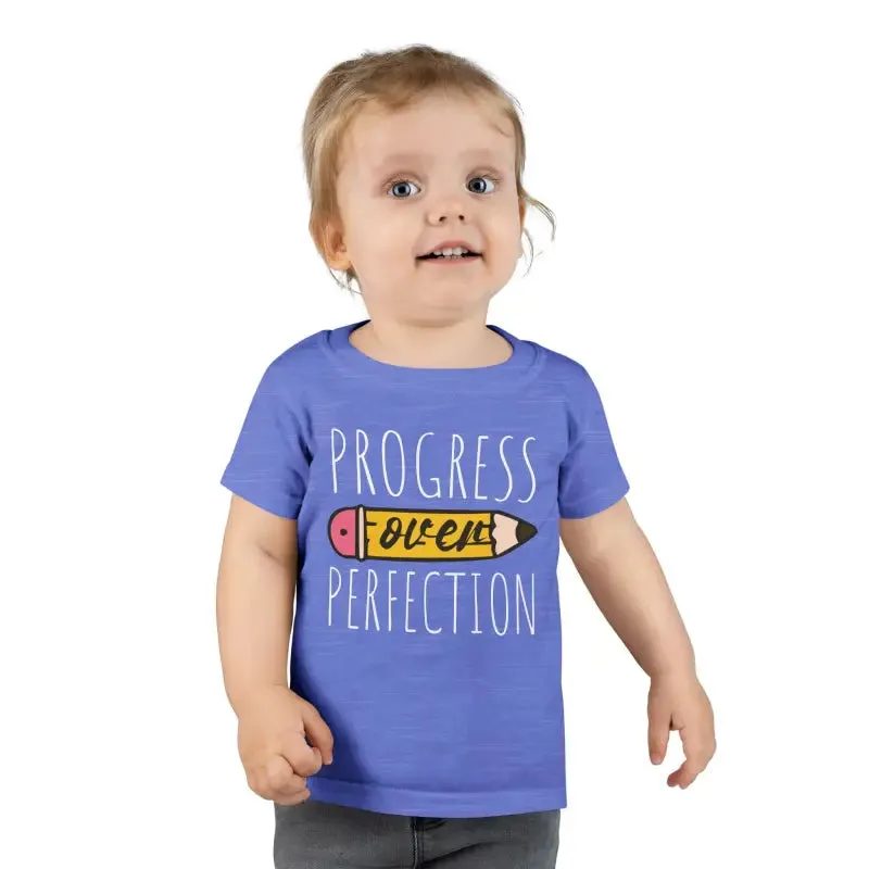 Toddler Tees Progress Over Perfection Pencil